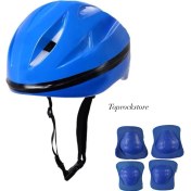 Resim Top Rock Store Kask Dizlik Dirseklik Koruyucu Set 7 Parça 