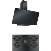 Resim Franke Fpj 915 V Bk A/900 Black Davlumbaz Fhcr 755 4g Tc He Bk C Black Ocak 2li Ankastre Set 