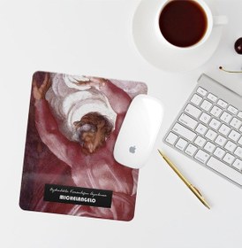 Resim Michelangelo Aydınlıkla Karanlığın Ayrılması Bilek Destekli Dikdörtgen Mouse Pad Mouse Altlığı Mousepad 