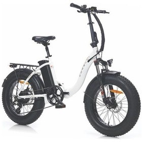 Resim Corelli Vonıq-s Eco Fat Bıke Elektrikli Katlanır Bisiklet 42cm Md 20 Jant 7 Vites Beyaz 