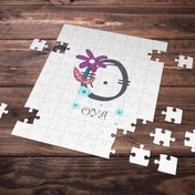 Resim Kişiye Özel O Harfi Tasarımlı Puzzle E-Hediyeci