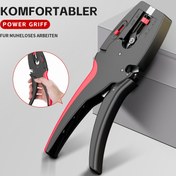 Resim Aslan Öfkesi Çok Fonksiyonlu Tel Sıyırıcı Aracı - Elektrikçiler için Ultra Hafif Kablo Kesici ve İzolasyon Sıyırıcısı, Dayanıklı Plastik / Metal Yapı, Ayarlanabilir Güç Tutacağı, 0.03-10mm² Tel Aralığı, Elektrikçi Temel Gereksinimleri | Ergonomik Sap Tasarımı | Sağlam İnşaat 