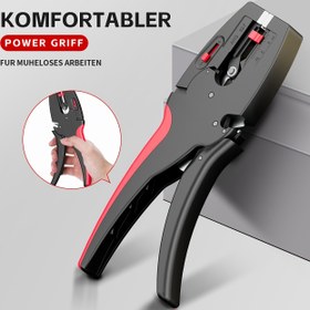 Resim Aslan Öfkesi Çok Fonksiyonlu Tel Sıyırıcı Aracı - Elektrikçiler için Ultra Hafif Kablo Kesici ve İzolasyon Sıyırıcısı, Dayanıklı Plastik / Metal Yapı, Ayarlanabilir Güç Tutacağı, 0.03-10mm² Tel Aralığı, Elektrikçi Temel Gereksinimleri | Ergonomik Sap Tasarımı | Sağlam İnşaat 