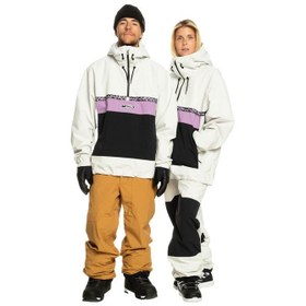 Resim Quiksilver Steeze Unisex Gri Snowboard Ceketi 