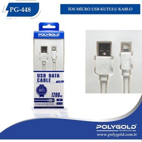 Resim Polygold Pg-448 iphone Uyumlu Usb Telefon Şarj Kablosu 