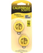 Resim California Scents® Mini Diffuser "Tropical Colada" Kalorifer Geçme Koku 2'li Set 