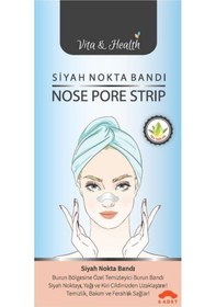 Resim Vita & Healt Nose Pore Strip Burun Bandı 6 Adet 