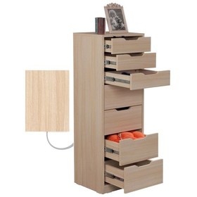 Resim Flow Çekmeceli Şifonyer Meşe / Genç-Yatak Odası Şifonyer 