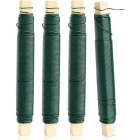 Resim 4 Adet Bahçe Çiçekleri Bitkiler Bağlama Teli Dayanıklı Tel Bahçe Malzemeleri 