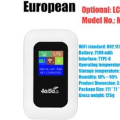 Resim 4g Lte Mobil Wifi Yönlendirici Yuvası İle 150 Mbps Kablosuz Yönlendirici Tek Lcd European Version 
