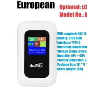 Resim 4g Lte Mobil Wifi Yönlendirici Yuvası İle 150 Mbps Kablosuz Yönlendirici Tek Lcd European Version 