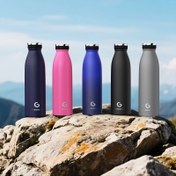 Resim BIGRD Paslanmaz Çelik İçecek Şişesi "MilkyBottle" - 350ml-500ml-750ml Sızdırmaz, Karbondioksitli İçecekler İçin Uygun - Köpürtme, Spor, Kolej, Okul, Fitness, Açık Hava, Kamp İçin 