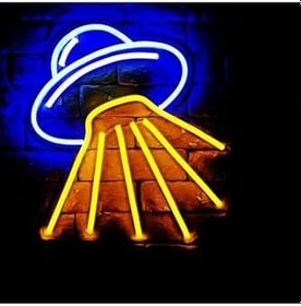 Resim Ufo Neon Tabela Ufo Neon Sign 