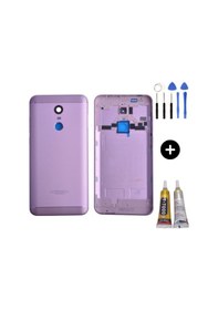 Resim Redmi 5 Plus Uyumlu Full Kasa Arka Pil Kapağı Pembe + Montaj Seti Çok Renkli 