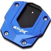 Resim Xuweiwei Bmw C400x C400 X Motorcycle Side Stand Heavy Duty Cnc Aluminum Alloy Footrest Extension Blue 