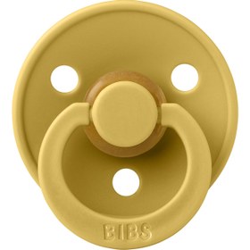 Resim Bibs Colour Kauçuk Emzik - Mustard - 0-6 Ay 