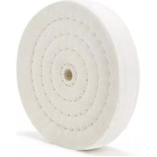 Resim Sones Açı Taşlama Makinesi Düz Parlatma Pamuklu Bez Tekerlek, Boyut: 8 İnç 50 Katman 