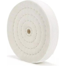 Resim Sones Açı Taşlama Makinesi Düz Parlatma Pamuklu Bez Tekerlek, Boyut: 8 İnç 50 Katman 