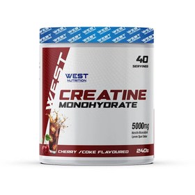Resim West Creatine Monohydrate 240g Vişne Kola Aromalı Kreatin 