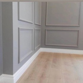 Resim Decogold Açık Gri Boyanabilir Çıta Hazır KESIM(ANKA141) 