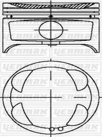 Resim YENMAK 39-03991-000 Piston Segman Std 81.00 Mm 8772071std 3903991000 (WY841682) (FİYAT:4 ADET İÇİNDİR) 