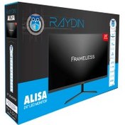 Resim RAYDIN ALISA, 24", 2ms, 75Hz, Full HD, D-Sub, HDMI, Frameless, VA LED Monitör (Siyah) 