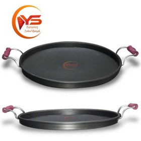 Resim Ys YARAMIŞ 40cm Duvarlı Et Kavurma Sacı Kalın Saç Kavurma Özel Üretim Wok Tava Sote Ters Gözleme Bazlama Saç 