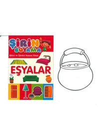 Resim Karatay 4e Şirin Boyama Kitabı Eşyalar 16 Syf 