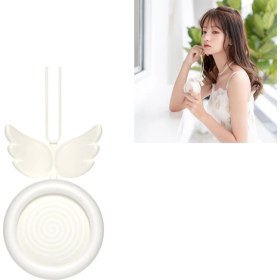 Resim Sunsky USB Şarj Fan Fırçasız Asılı Boyun Mini Sling Tembel Fan Beyaz (Yurt Dışından) 