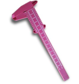 Resim Genel Markalar Microblading Ve Kalıcı Makyaj Ölçüm Cetveli Kumpas Pembe, Kalıcı Kaş, Kalıcı Makyaj 