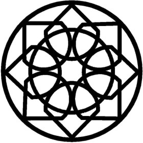 Resim Çiçek Deseni (Oto-Motor-Laptop-Duvar-Dekor) Tip 22 30 x 30 cm 