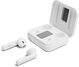 Resim Annadue Kablosuz Bluetooth5.0 Kulaklık, LED Ekranlı, Çok İşlevli Spor IPX6 Su Geçirmez Kulaklık, Geniş Kapasiteli Şarj Kutusu, Fitness, Müzik Dinleme Için Uygun. (Beyaz) 
