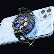 Resim Coverzone Profesyonel Kablolu Yarı Iletken Şok Buzlama Telefon Soğutucu Fan Hem Magnetic Hem Kıskaçlı Gamer Oyuncu Radyatör Şok Soğutma Fanı Yeni Nesil Teknoloji Soğutma Fanı (JS80) 