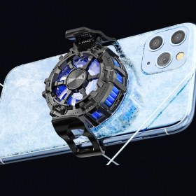 Resim Coverzone Profesyonel Kablolu Yarı Iletken Şok Buzlama Telefon Soğutucu Fan Hem Magnetic Hem Kıskaçlı Gamer Oyuncu Radyatör Şok Soğutma Fanı Yeni Nesil Teknoloji Soğutma Fanı (JS80) 