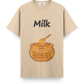 Resim Milk Honey - Hamile Regular Tshirt - Bej / L / Regular 