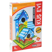 Resim 5269 Kumtoys Boyanabilir 3'lü Kuş Evi - Bird House 