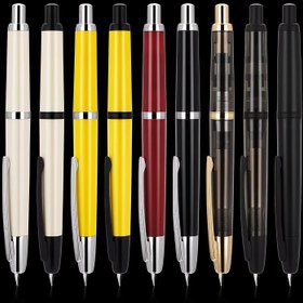 Resim 1 Adet Jinhao 20 Retractable Fountain Kalem - EF/F Uçlu, Ergonomik Tutuş, Geri Çekilebilir Mekanizma, Konvertör Reçine ile Uyumlu - Mürekkep Dahil Değildir - Ofis, Okul, Kaligrafi için İdeal - Siyah, Kırmızı, Sarı, Bej Renklerde Mevcut - Profesyonel Yazım Kalemi, Şık Tasarım, Pürüzsüz Yazım, Ofis Çalışanları İçin 