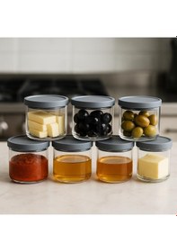 Resim 400 Cc Sade Plastik Kapaklı Kahvaltılık 90 X 70+400 Ml Beyaz 