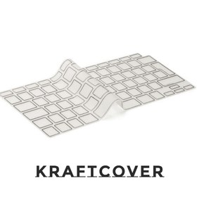 Resim Macbook Pro & Air için Şeffaf Silikon Klavye Koruyucu - MacBook Pro 14'' A3434 - A3426 (M5 Çip) 