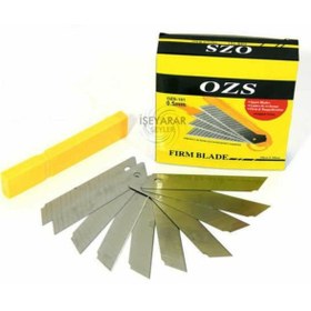 Resim abnturk 10 ADET PASLANMAZ STANDART MAKET BIÇAĞI YEDEĞİ SÜPER kALİTE GENİŞ TİP 