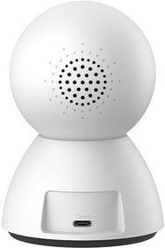 Resim Baseus Security P1 İç Mekan Wi-Fi Kamera, AI Algılama, 360° Pan, Gece Görüşü, 256 GB'a Kadar MicroSD ve Google ve Alexa ile Çalışır,Yapay Zeka Hareket Algılama,Bebek Ağlaması Algılama,Çift Yönlü Ses 