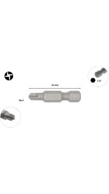 Resim Ceta Form Torq-Set Uçlu Bits No 5 x 32MM CB/860305 (1 Adet) 
