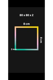 Resim BEYKA METAL Boyalı Profil 80x80x2 2 Metre 