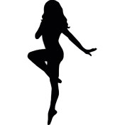 Resim Sticker Sepetim Dancer Girl Priz Sticker 