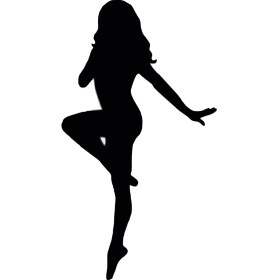 Resim Sticker Sepetim Dancer Girl Priz Sticker 