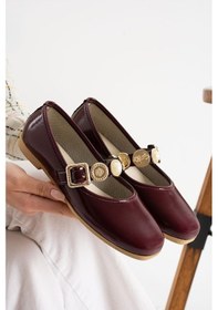 Resim Modafrato STL-110 Günlük Babet Bordo 