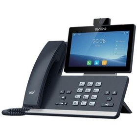 Resim Yealink T58w Pro Android Poe Destekli Ve Adaptörsüz Kameraı Ip Masaüstü Telefon 