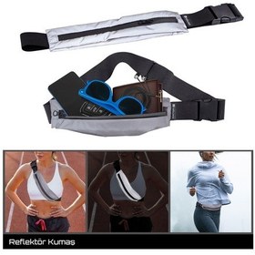Resim Rebuwo Çok Fonksiyonlu Reflektörlü Sporcu Bel Çantası 
