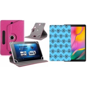Resim AYVAZAKSESUAR Lg G Pad 2 10.1 Uyumlu Set Universal Tablet Kılıfı Ve Nano Ekran Koruyucu 