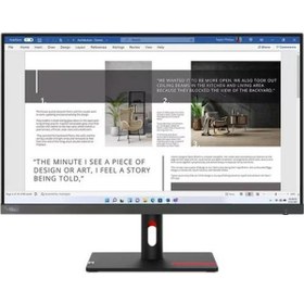 Resim ThinkVision S27i-30 63DFKAT4TK 27" IPS 100 Hz 4ms HDMI VGA Monitör 